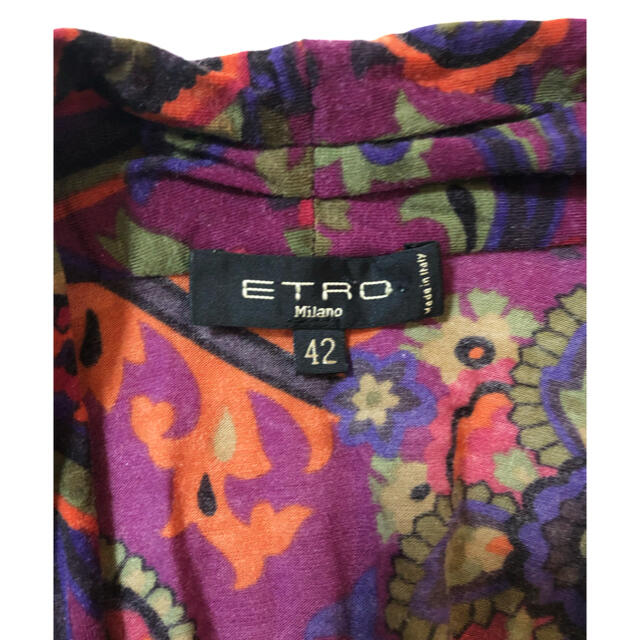 ETRO(エトロ)の未使用　ETRO エトロ　パープル　エレガント　ワンピース レディースのワンピース(ひざ丈ワンピース)の商品写真