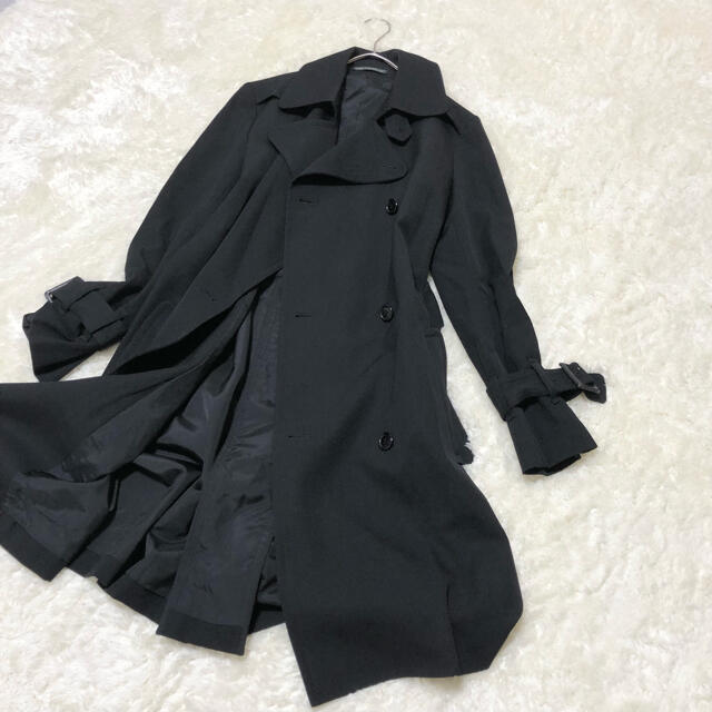 Yohji Yamamoto + NOIR トレンチコート プリーツ | transorientesas.com