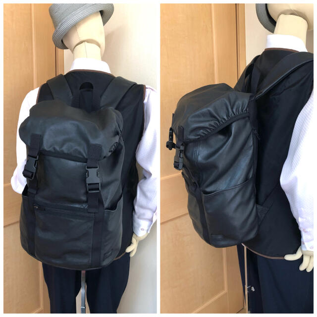 オールレザー】PORTER ALOOF RUCKSACK リュック 本革 - www