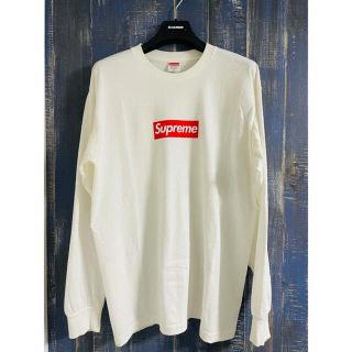 シュプリーム(Supreme)のSupreme box logo ロンt 　ボックスロゴ　シャツ　tシャツ(Tシャツ/カットソー(七分/長袖))