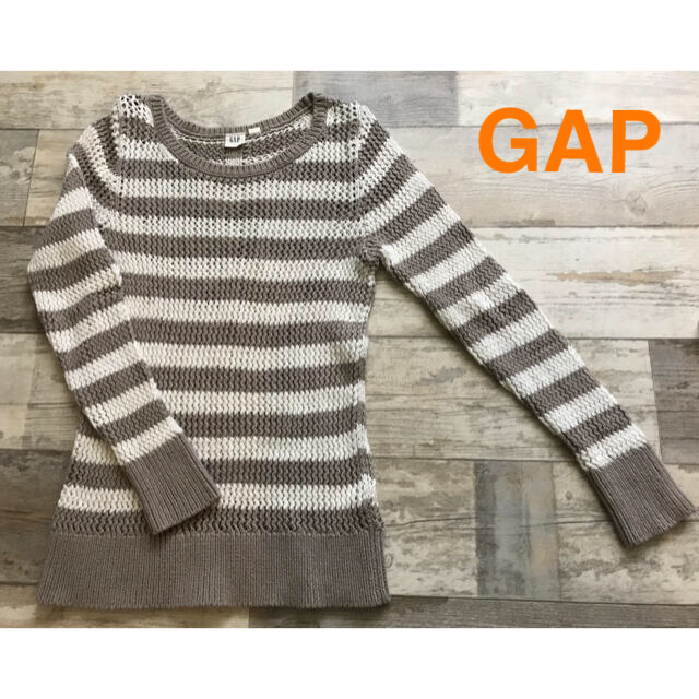 GAP(ギャップ)の送料込み★GAPボーダーニット レディースのトップス(ニット/セーター)の商品写真