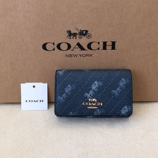 コーチ(COACH)の新品★COACH コーチ レザー デニムカラー 5連キーケース(リング付き)(キーケース)