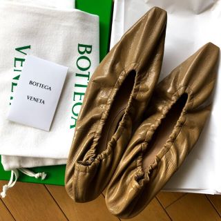 ボッテガヴェネタ(Bottega Veneta)のボッテガヴェネタ　アーモンドフラットシューズ　38(バレエシューズ)