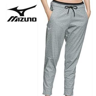 ミズノ(MIZUNO)のミズノ レディース テックシールド ロングパンツ 黄霜降りグレー(トレーニング用品)