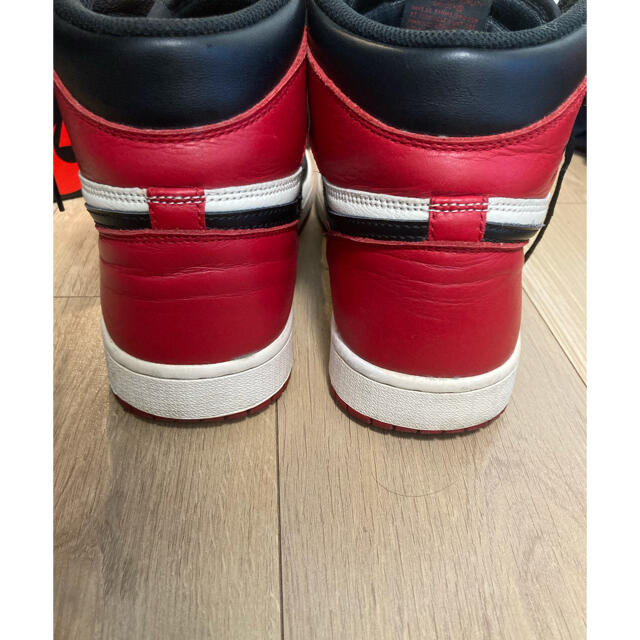 NIKE(ナイキ)の中古　NIKE AIR JORDAN 1 BRED TOE 27.5cm メンズの靴/シューズ(スニーカー)の商品写真