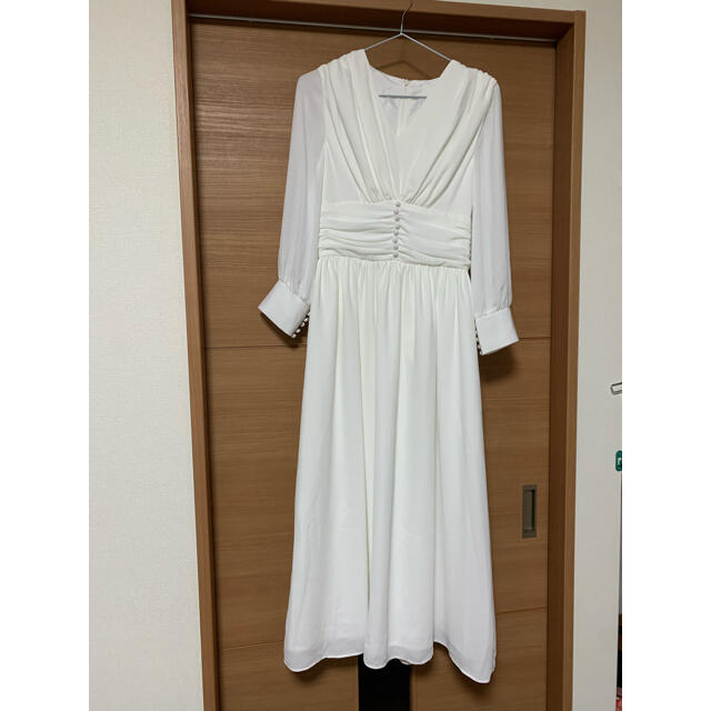 最終値下げ* kaene シフォンロングスリーブワンピース culto.pro
