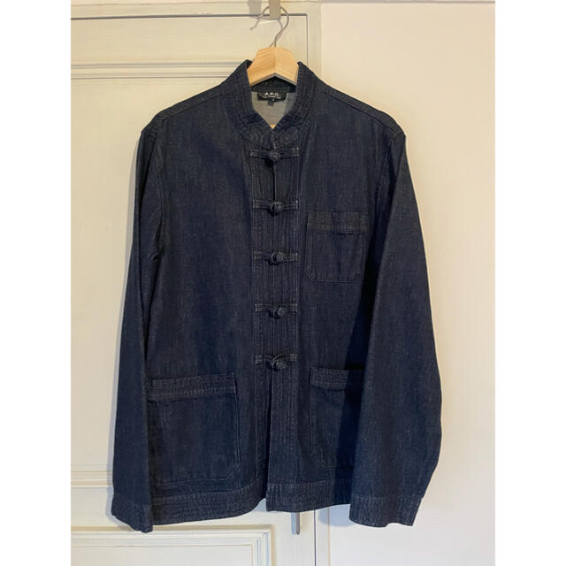 A.P.C - 【美品】アーペーセー デニム チャイナジャケット A.P.C - 【美品】アーペーセー デニム チャイナジャケット