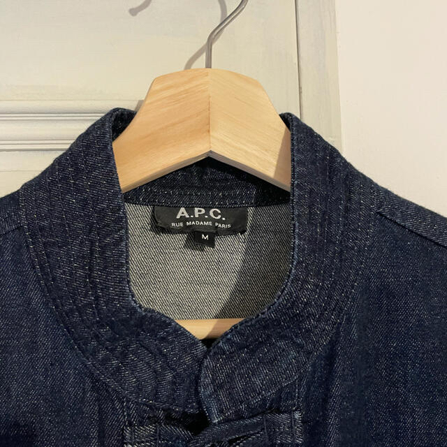 A.P.C - 【美品】アーペーセー デニム チャイナジャケット A.P.C - 【美品】アーペーセー デニム チャイナジャケット