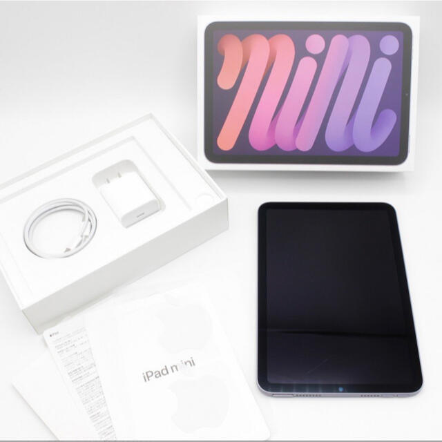 中古品】iPad mini 6 Wi-Fiモデル 64gb パープル 人気ブラドン 31620円