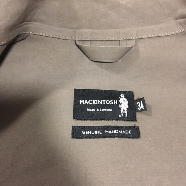 MACKINTOSH ゴム引き コート カーキ