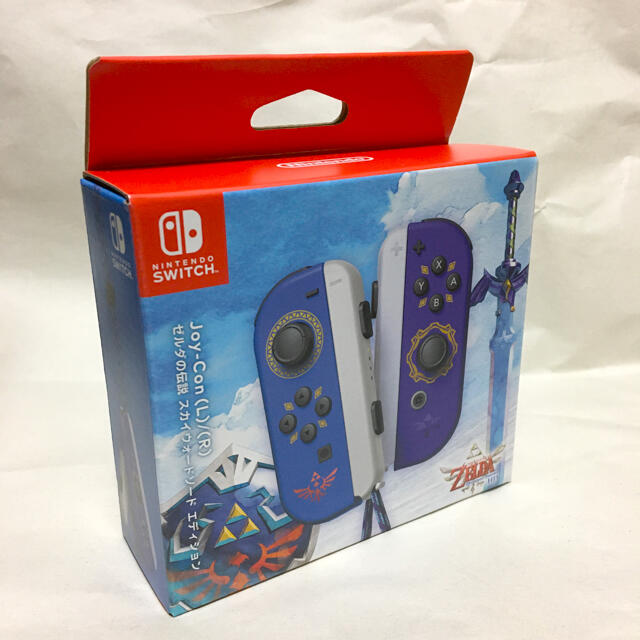 任天堂(ニンテンドウ)のJoy-Con(L)/(R) ゼルダの伝説 スカイウォードソード エディション エンタメ/ホビーのゲームソフト/ゲーム機本体(その他)の商品写真