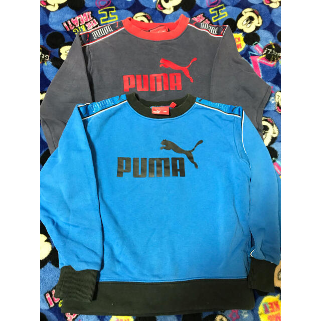 PUMA(プーマ)のPUMA プーマ トレーナー　2枚セット キッズ/ベビー/マタニティのキッズ服男の子用(90cm~)(Tシャツ/カットソー)の商品写真