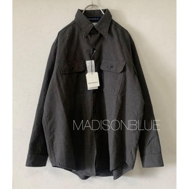 新品タグ付♡ MADISONBLUE ハンプトンウールシャツ 01