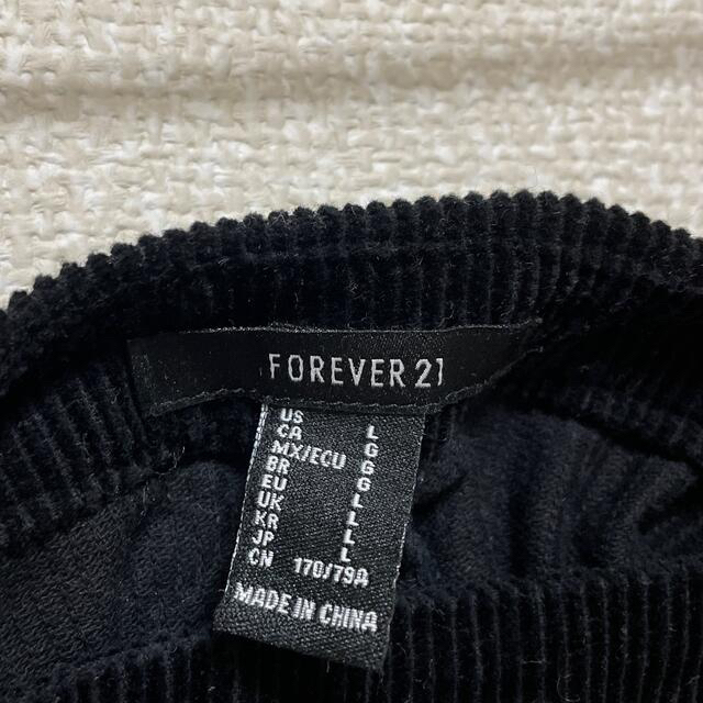 FOREVER 21(フォーエバートゥエンティーワン)のFOREVER 21 コーデュロイオールインワン L レディースのパンツ(オールインワン)の商品写真