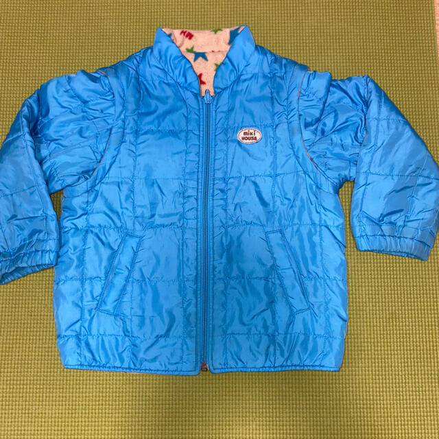 mikihouse(ミキハウス)のミキハウス リバーシブルコート キッズ/ベビー/マタニティのキッズ服男の子用(90cm~)(ジャケット/上着)の商品写真