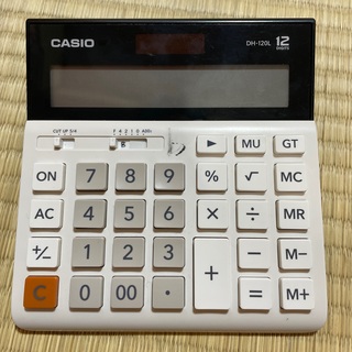 カシオ(CASIO)のカシオ　CASIO DH-120L 電卓　簿記(オフィス用品一般)