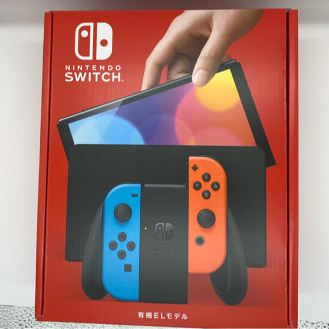 Nintendo Switch(ニンテンドースイッチ)のNintendo Switch 新型 有機ELモデル ネオン新品 エンタメ/ホビーのゲームソフト/ゲーム機本体(携帯用ゲーム機本体)の商品写真