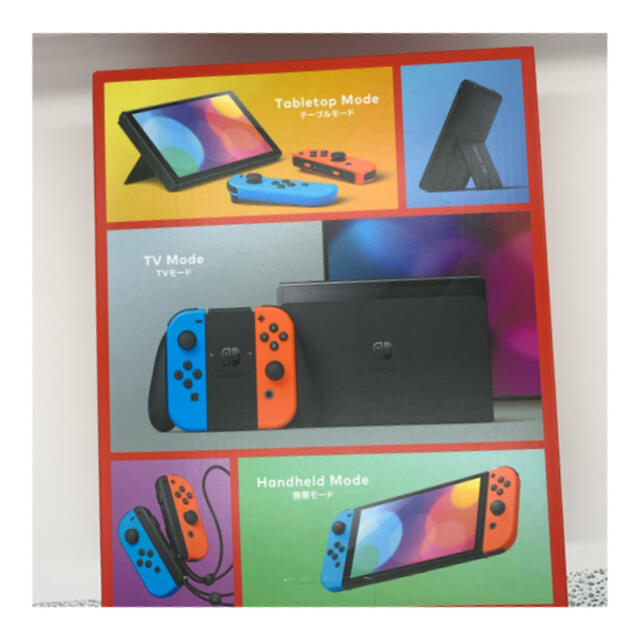 Nintendo Switch(ニンテンドースイッチ)のNintendo Switch 新型 有機ELモデル ネオン新品 エンタメ/ホビーのゲームソフト/ゲーム機本体(携帯用ゲーム機本体)の商品写真