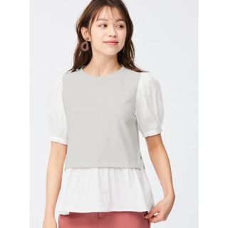 ジーユー(GU)のGU 新品未使用　レディース トップス　Mサイズ(Tシャツ(半袖/袖なし))