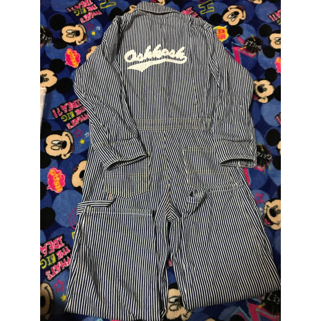 OshKosh(オシュコシュ)の【OSHKOSH】　デニムロンパースセット キッズ/ベビー/マタニティのキッズ服男の子用(90cm~)(パンツ/スパッツ)の商品写真