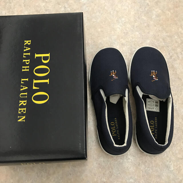 POLO RALPH LAUREN(ポロラルフローレン)のPOLO RALPH LAUREN キッズスニーカー  スリッポン　19.9cm キッズ/ベビー/マタニティのキッズ靴/シューズ(15cm~)(スリッポン)の商品写真