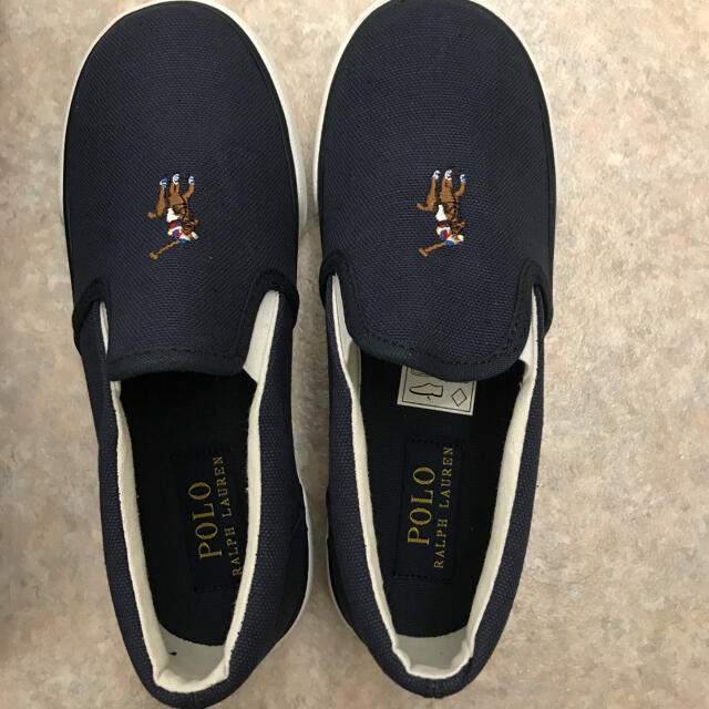 POLO RALPH LAUREN(ポロラルフローレン)のPOLO RALPH LAUREN キッズスニーカー  スリッポン　19.9cm キッズ/ベビー/マタニティのキッズ靴/シューズ(15cm~)(スリッポン)の商品写真