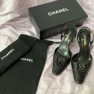 シャネル(CHANEL)の【sweela様専用】シャネルCHANELパンプスシューズ★カメリア　ココマーク(ハイヒール/パンプス)