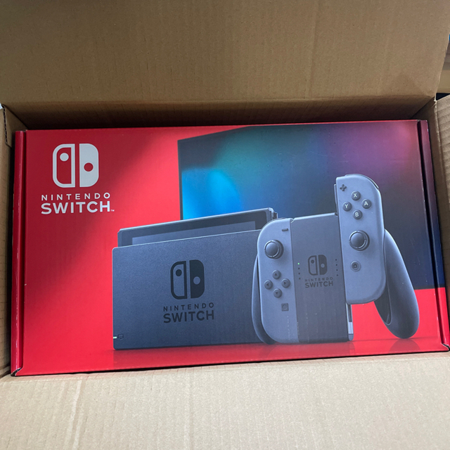 Nintendo Switch(ニンテンドースイッチ)の新品未開封 Nintendo Switch スイッチ グレー エンタメ/ホビーのゲームソフト/ゲーム機本体(家庭用ゲーム機本体)の商品写真