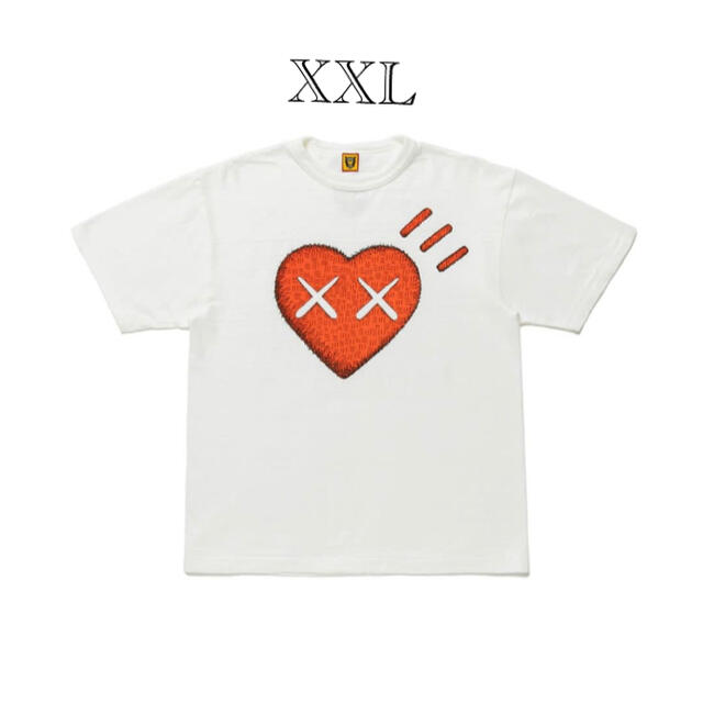 トップスHUMAN MADE KAWS TEES WHITE XXL