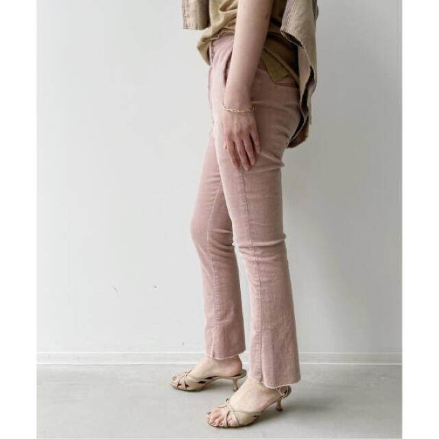 L'Appartement DEUXIEME CLASSE(アパルトモンドゥーズィエムクラス)のL'Appartement 【レミレリーフ】Corduroy Pants ピンク レディースのパンツ(カジュアルパンツ)の商品写真