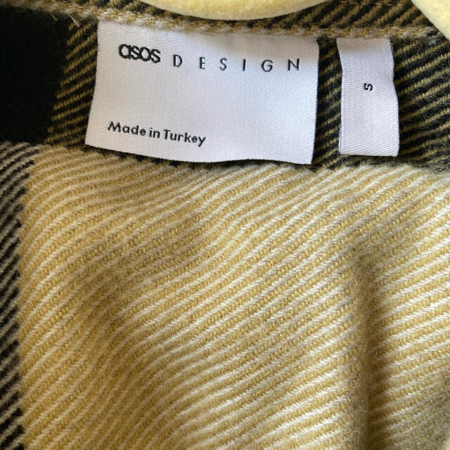 asos(エイソス)の新品＊海外入荷＊ASOS オーバーサイズウールチェックシャツ メンズのトップス(シャツ)の商品写真