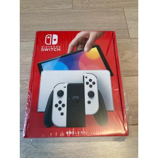 ニンテンドースイッチ(Nintendo Switch)の新品 未使用 Nintendo Switch 本体 有機ELモデル ホワイト(家庭用ゲーム機本体)