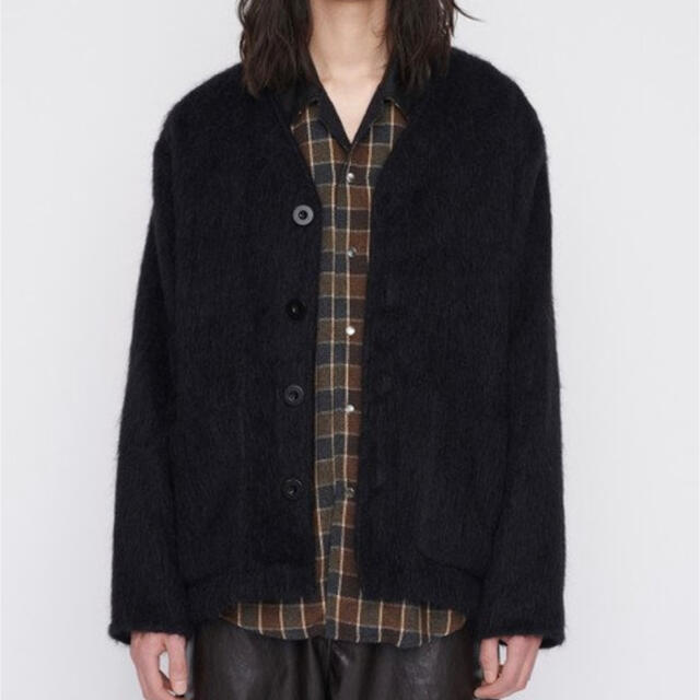 OUR LEGACY CARDIGAN BLACK MOHAIR アワーレガシートップス