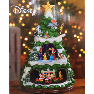ディズニー(Disney)のディズニー Disney クリスマスツリー オルゴール 音楽が流れて光ります(オルゴール)