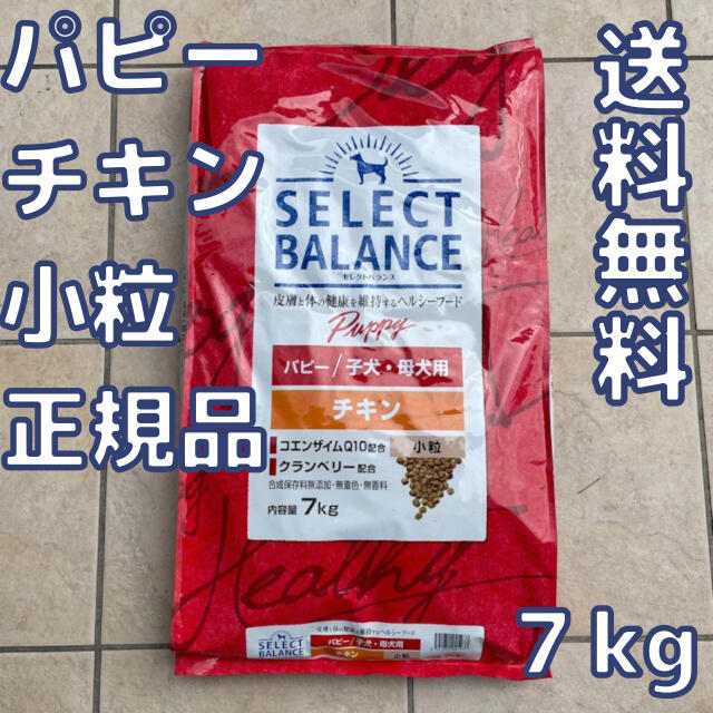 夏・お店屋さん 【新品】セレクトバランス パピー チキン 小粒 7kg ...