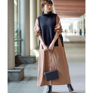 シップスフォーウィメン(SHIPS for women)の新品　SHOP PRESS   ベストセットワンピース (ロングワンピース/マキシワンピース)