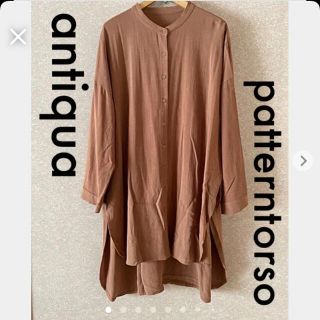 アンティカ(antiqua)のantiqua patterntorso シャツワンピ　チュニック　　アンティカ(チュニック)