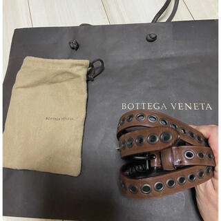 ボッテガヴェネタ(Bottega Veneta)の【新品未使用】ボッテガヴェネタ  ユニセックス　ベルト　ブラウン(ベルト)