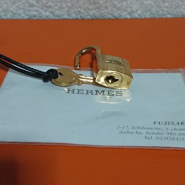 レディース HERMES ゴールド カデナパドロック南京錠鍵付き！ （1月 ...