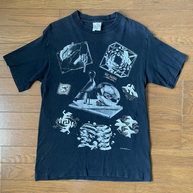 90s  M.C ESCHER USA製　Tシャツ メンズのトップス(Tシャツ/カットソー(半袖/袖なし))の商品写真