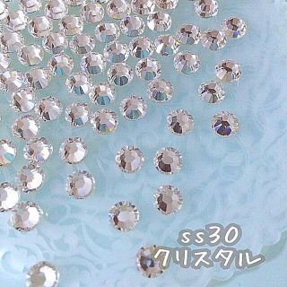 スワロフスキー(SWAROVSKI)のss30 クリスタル50粒☆デコサイズ ハンドメイド素材に❤︎(デコパーツ)