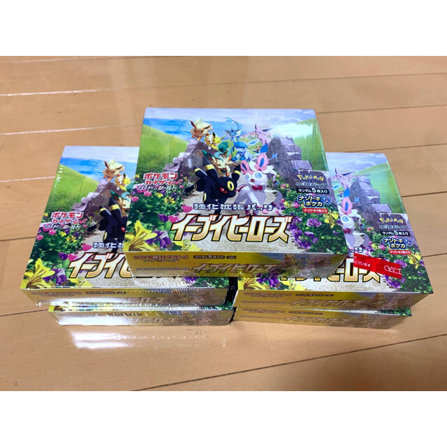 ポケモンカードゲーム　イーブイヒーローズ 5BOX 未開封シュリンク付き