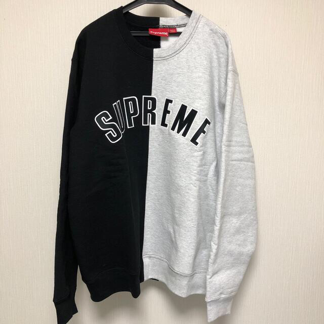 Supreme(シュプリーム)のSupreme Split Crewneck Sweatshirt L  メンズのトップス(スウェット)の商品写真