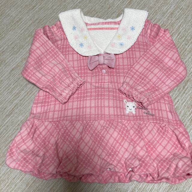 coeur a coeur(クーラクール)のクーラクール♡うさ耳トップス キッズ/ベビー/マタニティのベビー服(~85cm)(トレーナー)の商品写真