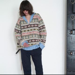 サンシー(SUNSEA)のSUNSEA 19AW NORDIC SWEATER(ニット/セーター)