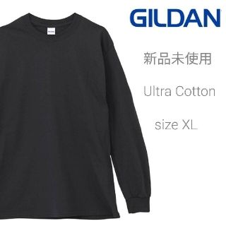 ギルタン(GILDAN)の新品未使用 ギルダン ウルトラコットン  無地 長袖Tシャツ ブラック XL(Tシャツ/カットソー(七分/長袖))