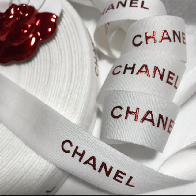 CHANEL(シャネル)の15本レア♡CHANEL シャネル　リボン♡ インテリア/住まい/日用品のオフィス用品(ラッピング/包装)の商品写真