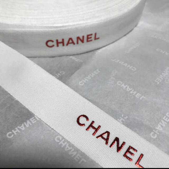 CHANEL(シャネル)の15本レア♡CHANEL シャネル　リボン♡ インテリア/住まい/日用品のオフィス用品(ラッピング/包装)の商品写真