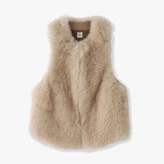 ロンハーマン(Ron Herman)のタグ付き新品未使用　ロンハーマン 2021 Fur Vest ベージュS(ベスト/ジレ)