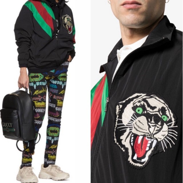 ☆GUCCI グッチ ナイロンジャケット タイガー☆ tempusdecor.com.br